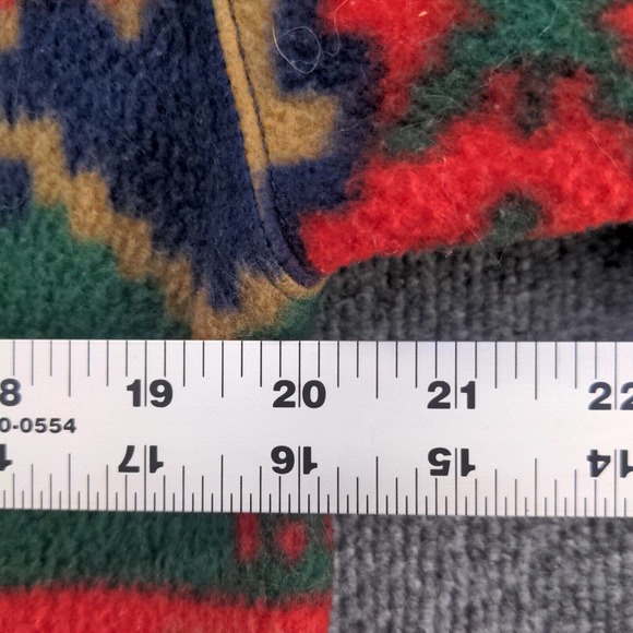 Bay Area Traders Women's Pullover Fleece Sweater Multi L 16-18 Fair Isle Nordic - Picture 11 of 11